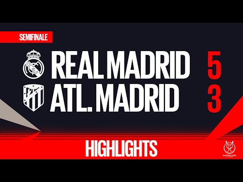 Real Madrid-Atlético Madrid 5-3 | Highlights SEMIFINALE Supercoppa di Spagna 2024