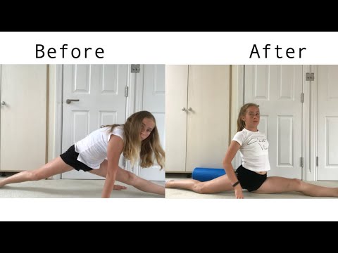 I STRETCHED MY SPLITS EVERY DAY FOR A WEEK | Leg flexibility improvement