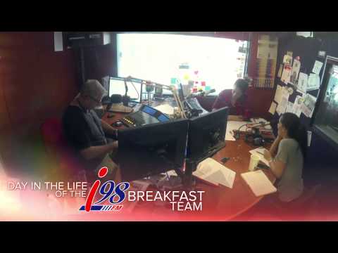 A day in the life of the i98 Breakfast Team!