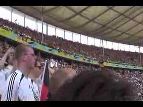 German anthem in Olympiastadion
