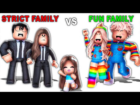 STRICT Family vs FUN Family..(Brookhaven)
