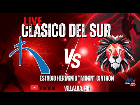 El Clásico del Sur PUCPR  🆚 UPR PONCE | Béisbol LAI Puerto Rico 2025