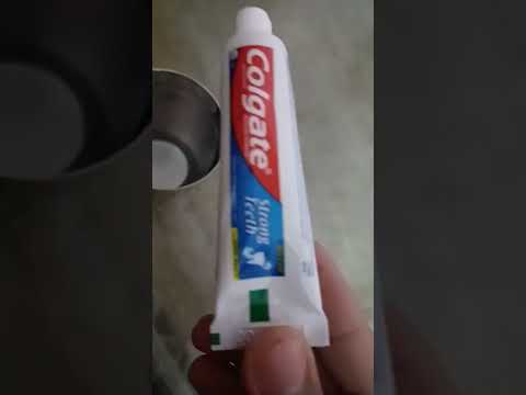 Matchbox and Colgate with experiment trick