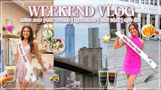 A BUSY New York Weekend🚕 | LoveShackFancy Event, St Paddys Parade, Law School Speech | Lauren Norris