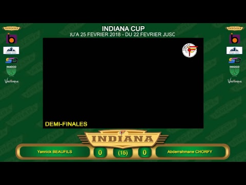 Yannick BEAUFILS Vs Abderrahmane CHORFY - DEMI-FINALES - indiana Pool