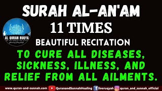 Download lagu SURAH AL-AN'AM 11 TIMES TO CURE ALL DISEASES, SICKNESS, ILLNESS, AND RELIEF FROM ALL AILMENTS. mp3