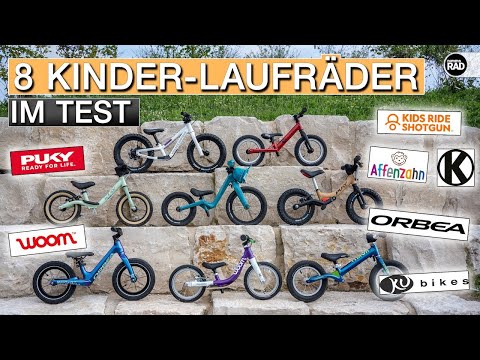 Children's balance bike comparison test: 8 children's balance bikes from Woom, Kokua, Puky & more