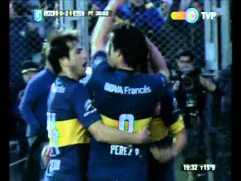Boca 2 - Lanús 0 Tevez