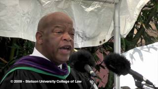 preview picture of video 'Civil Rights Icon U.S. Rep. John Lewis Speaks to Stetson Law Graduates'