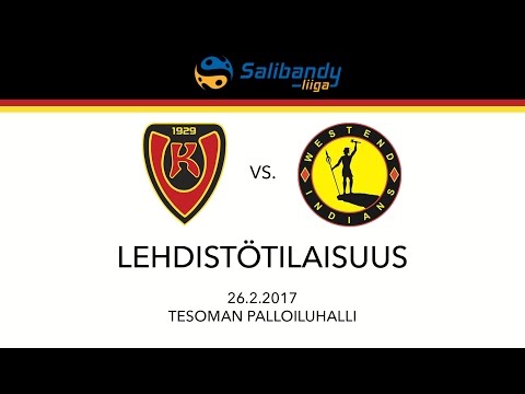 Miesten Liiga: Koovee-Indians, 26.2.2017, Lehdistötilaisuus