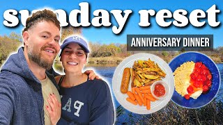 It's Our 12 Year Wedding Anniversary | Fall Time Walk | Weight Loss Meal Prep | Mini Grocery Haul