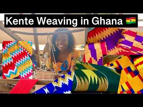 Ghana’s Kente Weaving Center || Bonwire Ashanti Region