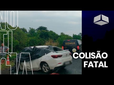 MÃE E DOIS FILHOS MORREM EM ACIDENTE NA BR 153 EM COMENDADOR GOMES MG