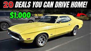 20 Classics You Can Buy for $1K–$8,5K!