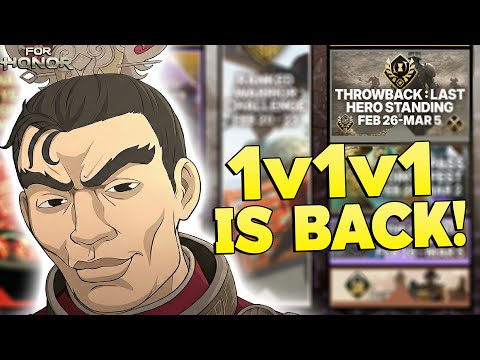 1v1v1 is BACK! and JUREN is going to dominate | For Honor