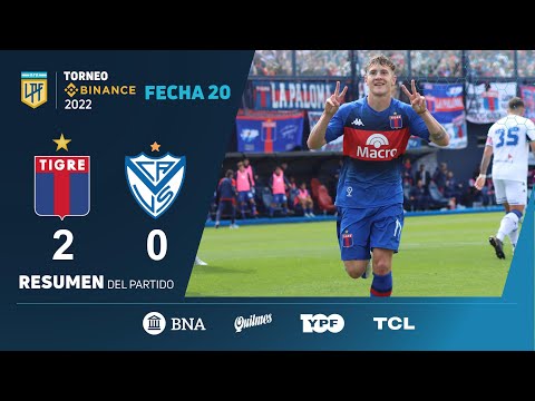 #TorneoBinance | Fecha 20 | resumen de Tigre - Vélez