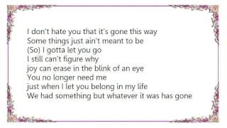 Bachelor Girl - Gotta Let You Go Lyrics
