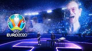 Martin Garrix Bono The Edge at EURO 2020 Opening Ceremony We Are The People Video