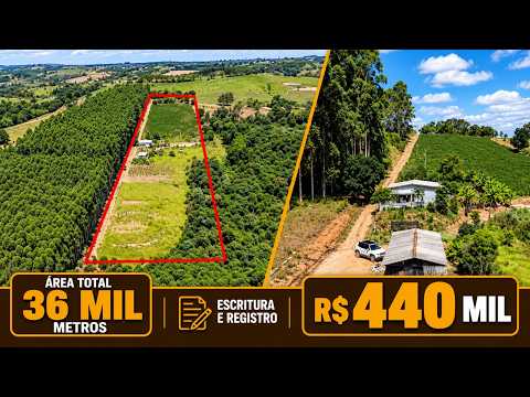 CHÁCARA PANORÂMICA DO MÁRCIO COM CASA FRUTAS CAFÉ E ÁGUA R$ 440 MIL- Código:2606