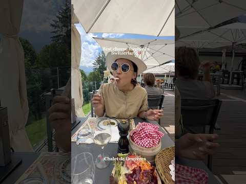 Must try best cheese fondue in Switzerland 📍Chalet de Gruyères#travel #fondue #travelfoodie#gruyere