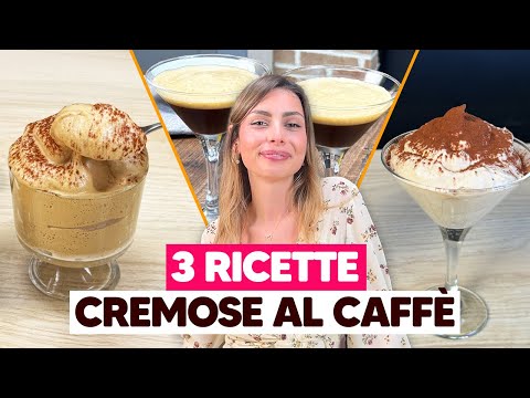 3 ricette CREMOSE al CAFFÈ freschissime e pronte in 5 minuti! ☕​🤎​
