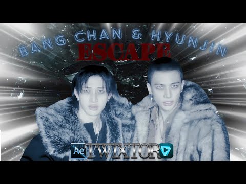 Bang Chan & Hyunjin Stray Kids - 4K 'ESCAPE' MV Edit Clips (Slow Mo/Twixtor)