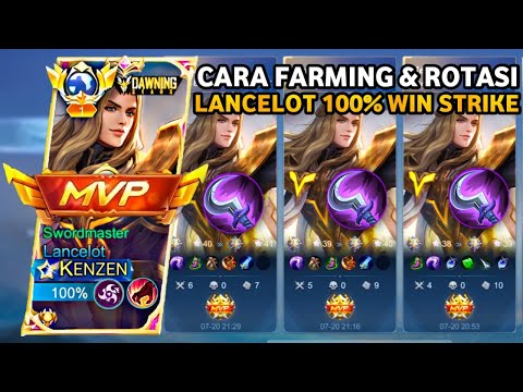 TUTORIAL LANCELOT DARI EARLY SAMPAI LATE GAME🔥(SOLO RANK FULL GAMEPLAY!) By Top Global Lancelot