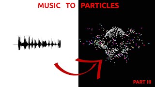 Create Real time Particle Simulations From Music - use waveform data i