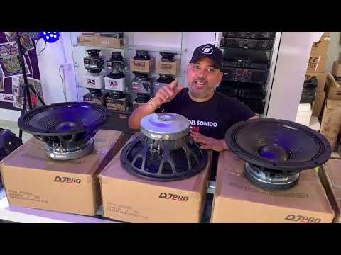Parlante Dj pro 18,15  x 3000w  y 12x 2400w nuevos 4 bobina Super potente