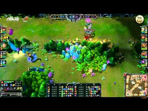 League of Legends Kings of Europ3 CLG.eu vs M5 Game3 English