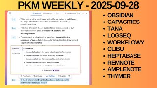 PKM (Personal Knowledge Management) Weekly Update - 2025-09-28