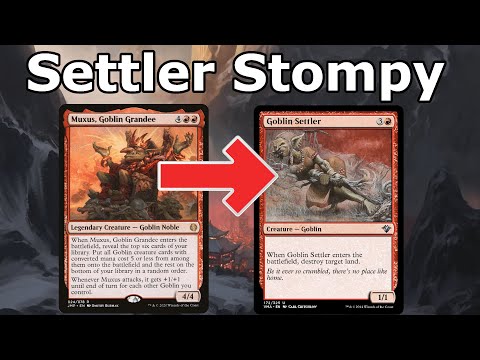 LET'S SETTLE THIS!  Turbo Muxus Goblin Stompy (Goblin Settler- Legacy MTG)