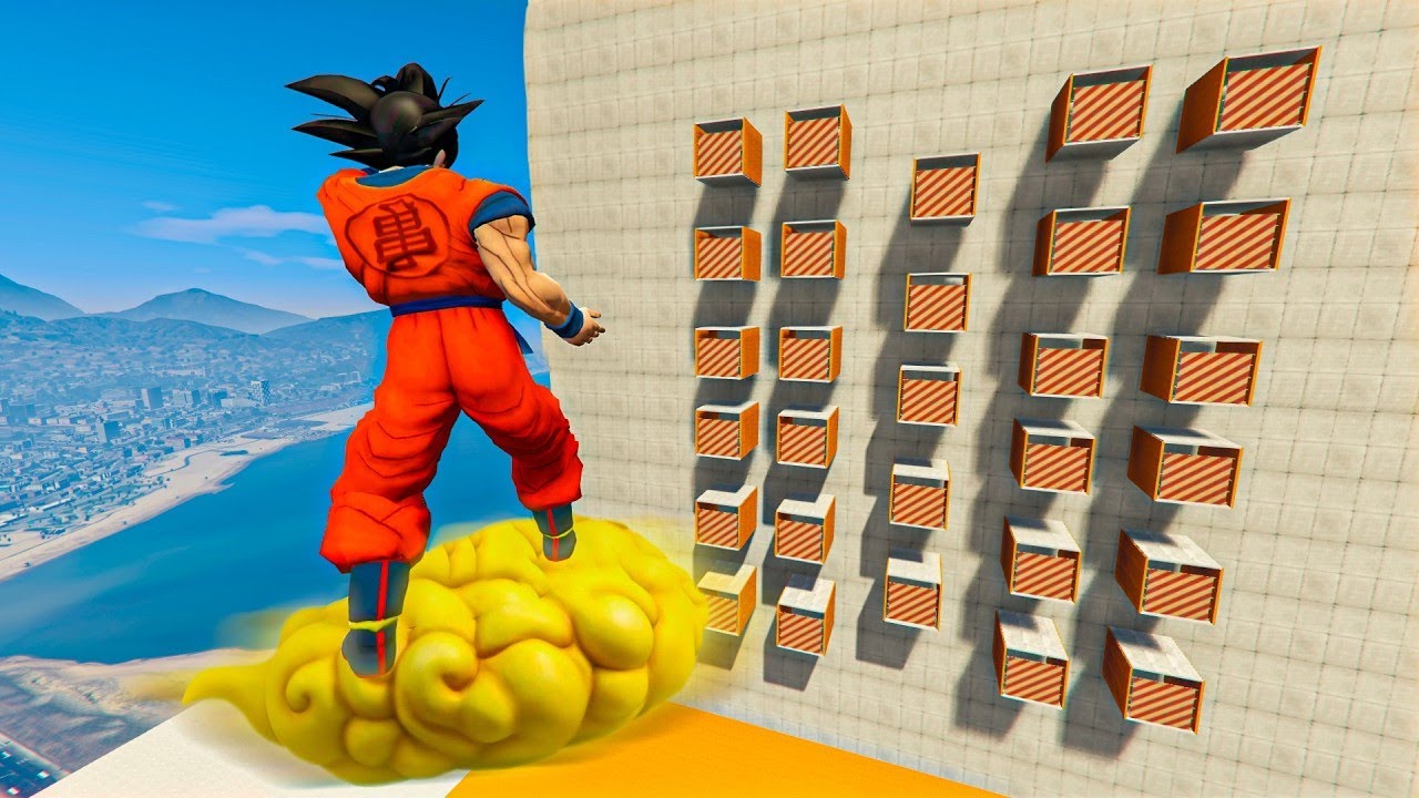 AGUJEROS CON SORPRESAS PERO SOY GOKU!! SOY INVENCIBLE! - GTA 5 ONLINE
