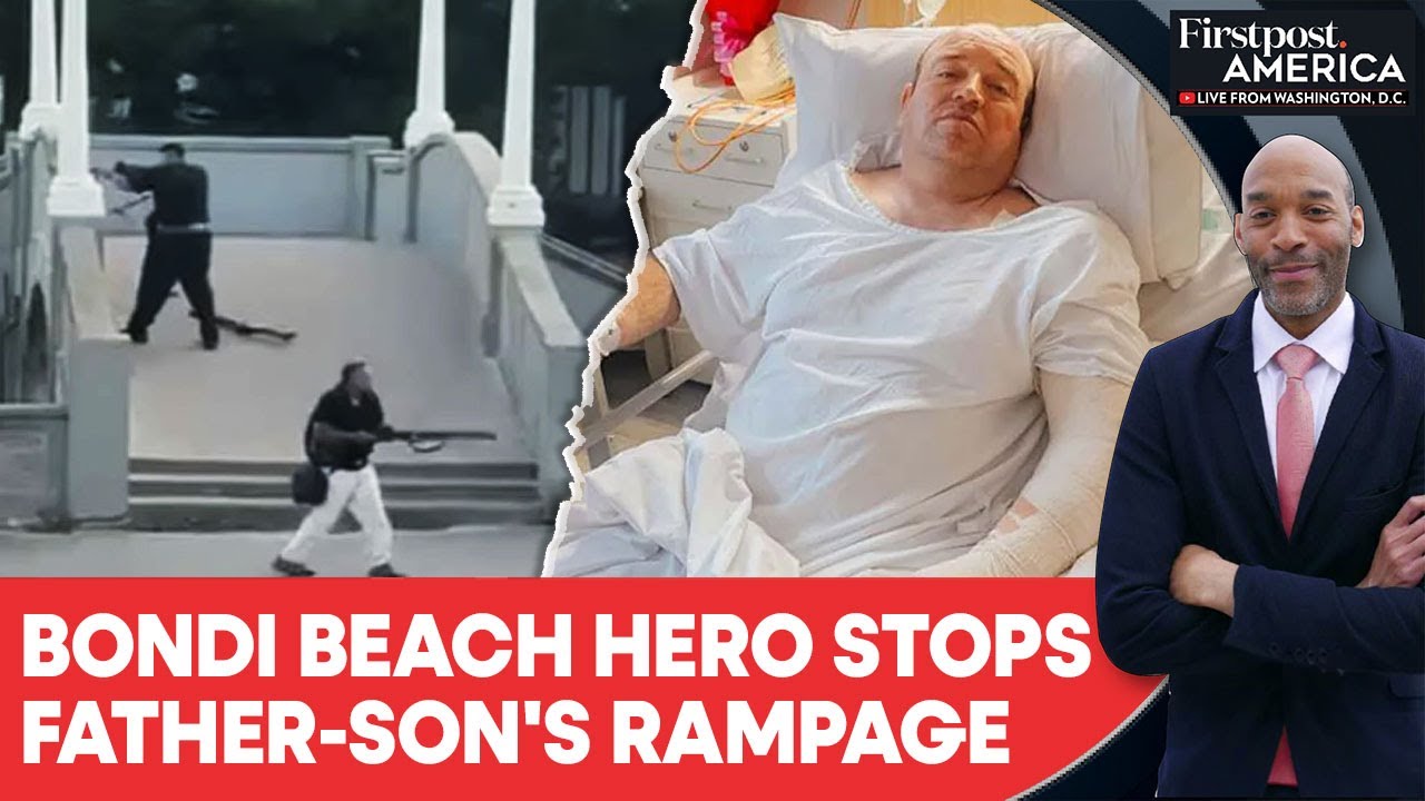 Australia: Bystander Praised as "Hero" for Disarming Bondi Beach Gunman | Firstpost America | N18G