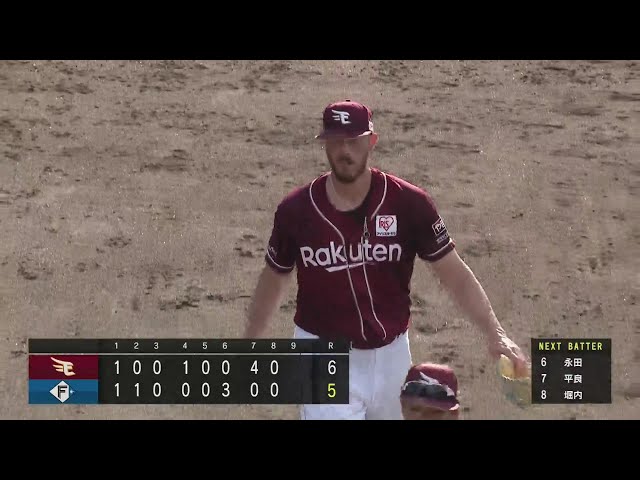 【팜】상위 타선을 억제한다!! 이글스・타리 1이닝을 2탈삼진 무실점의 호투!! 2024년 8월 20일