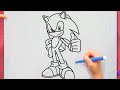 COMMENT DESSINER SONIC FACILEMENT