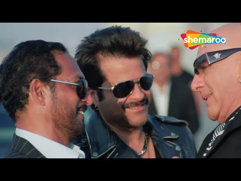 उदय और मजनू भाई ने किया RDX (GODFATHER) का स्वागत - Welcome - Nana Patekar, Anil Kapoor, Feroz Khan