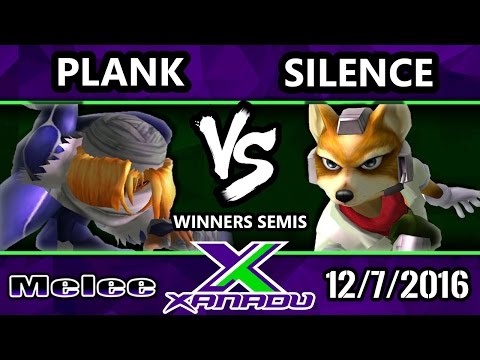 S@X 179 - Plank (Sheik) Vs. Silence (Fox) - SSBM Winners Semis - Smash Melee