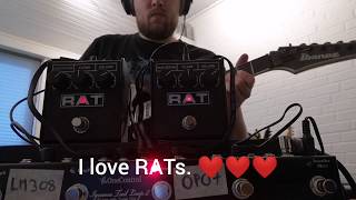 Video thumbnail for ProCo RAT 2 (LM308) vs ProCo RAT 2 (OP07) @gearwise_dk by gearwise_dk