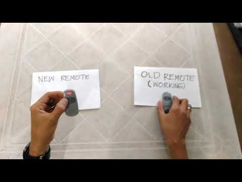 Programming New CAME Remote Control