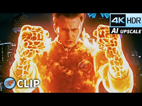 Human Torch vs Dr. Doom | Fantastic Four Rise of the Silver Surfer (2007) 4K HDR Movie Clip