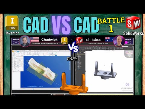 Autodesk Inventor VS SolidWorks - Which is FASTER?