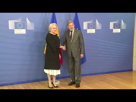 Întrevederea prim-ministrului României, Viorica Dăncilă, cu comisarul european pentru vecinătate și negocieri privind extinderea, Johannes Hahn