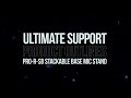 Ultimate Support Product Outlines - Pro-R-SB Stackable Base Mic Stand