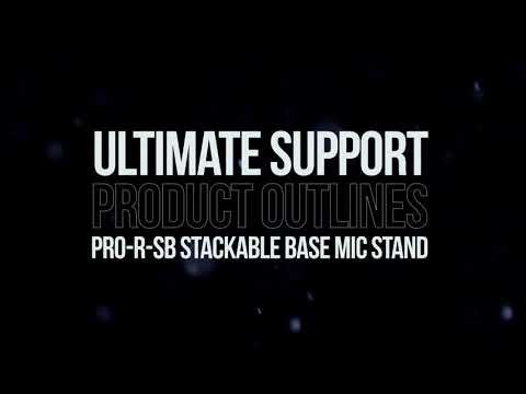 Ultimate Support Product Outlines - Pro-R-SB Stackable Base Mic Stand