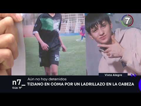 VISTA ALEGRE: A TIZIANO LO DEJARON EN COMA TRAS GOLPEARLO EN LA CABEZA