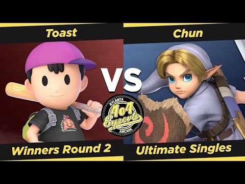 SSBU - 4o4 Smash Night 13 - Toast (Ness) vs Chun (Young Link) - Winners Round 2