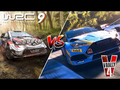 WRC 9 vs V-Rally 4 | Nintendo Switch Edition | Graphics Comparison
