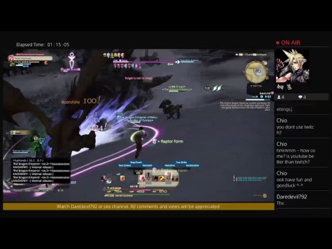 FFXIV gameplay the Monk journey to be a Saiyan - lvl 35- 36