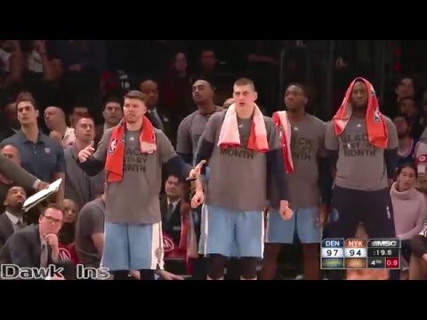 Kristaps Porzingis Double Double vs Nuggets (Full Highlights) (02/07/16)